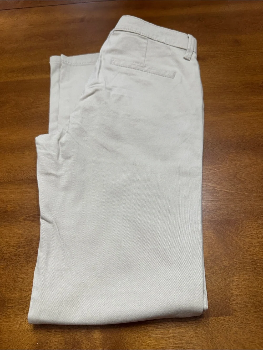 The Children’s Place Girls Khaki Uniform Pants Ajustable Waist Size 12 NWOT